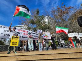 Gallery: Standing up for the people of Iran . . . and Palestine, Lebanon, Venezuela, Cuba . . .