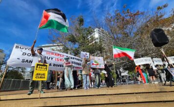 Gallery: Standing up for the people of Iran . . . and Palestine, Lebanon, Venezuela, Cuba . . .