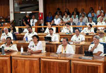 Breakaway A Fano Tia members, led by Tematai Le Gayic, appear dressed in white