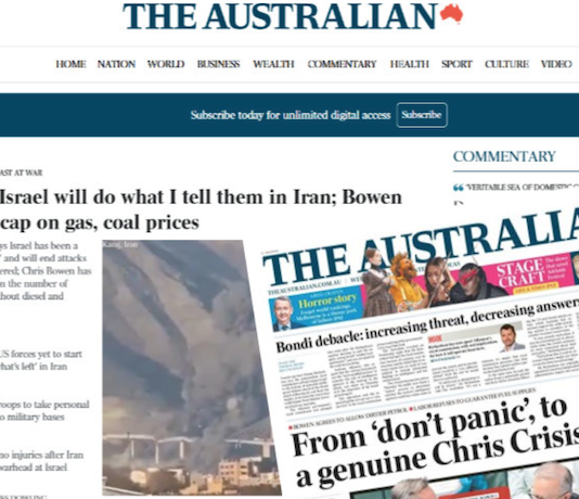 This isn’t journalism – Australia’s Bowen beat-up and the Iran war The "Israelian" . . . media managed complicity
