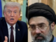 US President Donald Trump (left) and Iran's Supreme Leader Mojtaba Khamenei