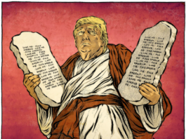 Holy Shit. Cartoon by Mr Fish