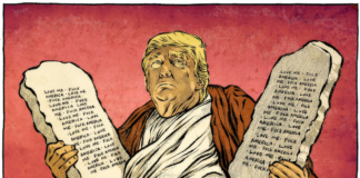 Holy Shit. Cartoon by Mr Fish