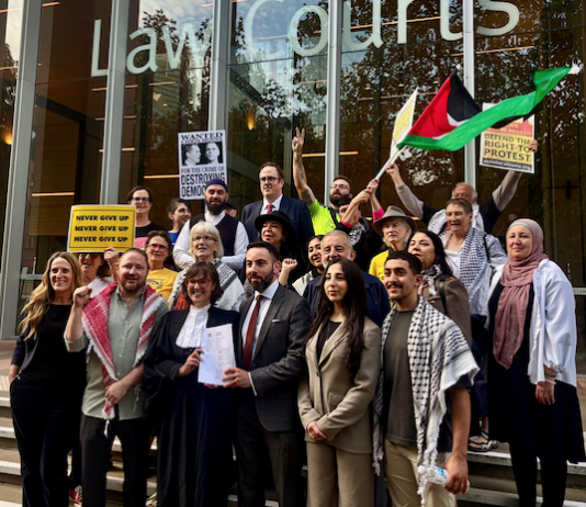 The ruling is “a big win for everyone who cares about the right to protest”