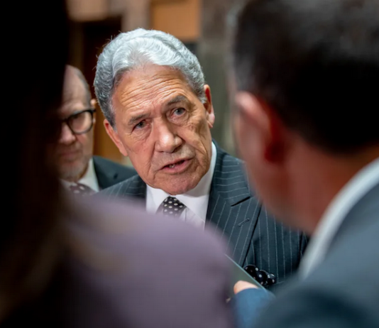 NZ Foreign Minister Winston Peters