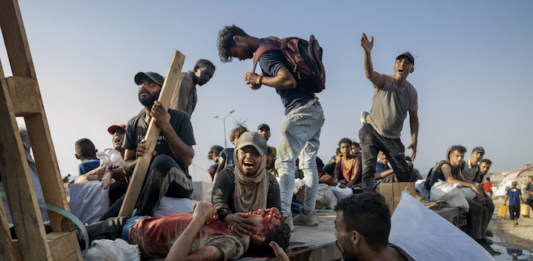 “My son,” a woman screamed in Gaza