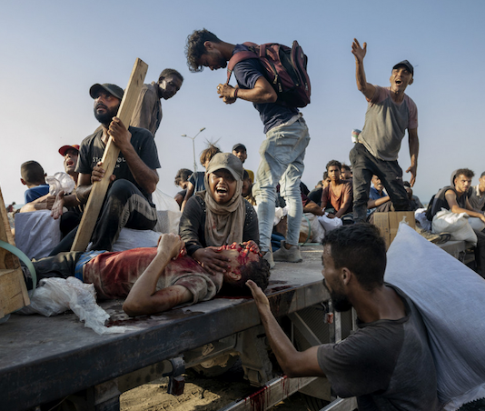 “My son,” a woman screamed in Gaza