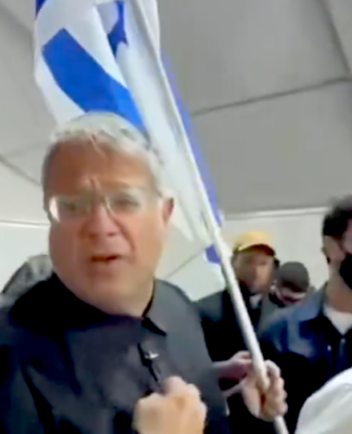 Israeli National Security Minister Itamar Ben-Gvir gloating in the Gaza flotilla detainees video