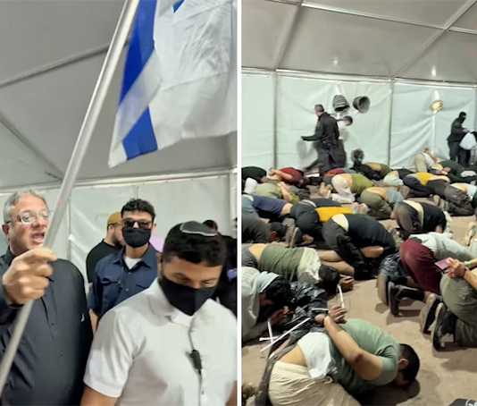 "The [flotilla activists] were then illegally brought to Israel to face further abuse under the watch of Itamar Ben-Gvir, the terrorist thug serving as the Minister of National Security, who caused global outrage."