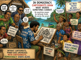 "Without cartoonists, power goes unchecked"