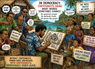 "Without cartoonists, power goes unchecked"