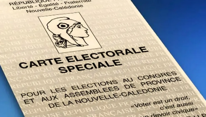 New Caledonia’s special electoral card for Congress and provincial elections