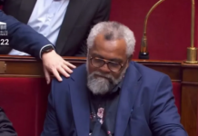 New Caledonia’s MP at the French National Assembly Emmanuel Tjibaou (pro-independence) after the French National Assembly endorsed changes in New Caledonia’s electoral roll for provincial elections