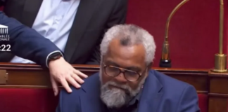 New Caledonia’s MP at the French National Assembly Emmanuel Tjibaou (pro-independence) after the French National Assembly endorsed changes in New Caledonia’s electoral roll for provincial elections
