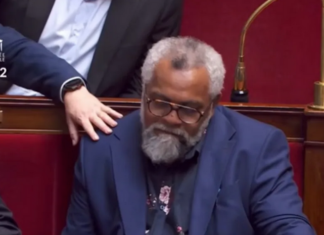 New Caledonia’s MP at the French National Assembly Emmanuel Tjibaou (pro-independence) after the French National Assembly endorsed changes in New Caledonia’s electoral roll for provincial elections