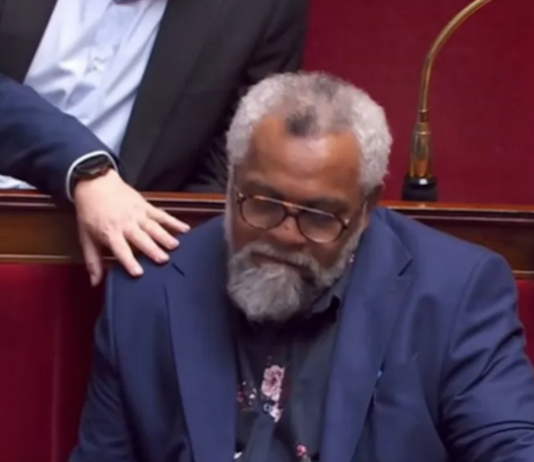 New Caledonia’s MP at the French National Assembly Emmanuel Tjibaou (pro-independence) after the French National Assembly endorsed changes in New Caledonia’s electoral roll for provincial elections