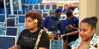 Fiji journalists at the FMA's annual general meeting in March