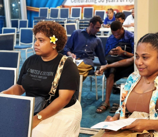 Fiji journalists at the FMA's annual general meeting in March