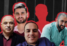 Five Palestinian journalists from Gaza imprisoned in Israeli jails