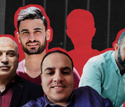 Five Palestinian journalists from Gaza imprisoned in Israeli jails