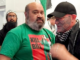 Gaza freedom flotilla activist Hāhona Ormsby (right) being welcomed home at Auckland International Airport on Sunday
