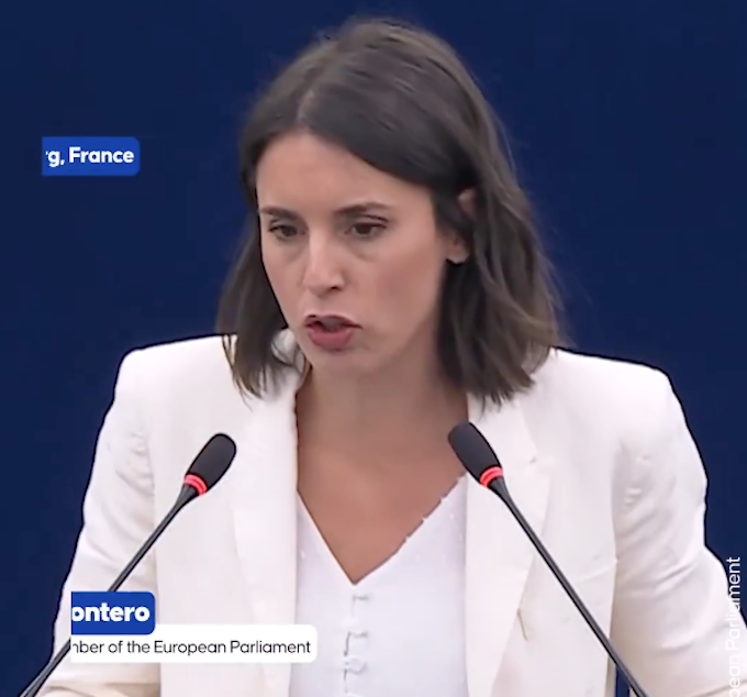 Irene Montero EU 680wide Spanish MEP Irene Montero