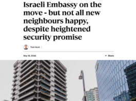 Israeli embassy controversy in Wellington