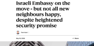 Israeli embassy controversy in Wellington