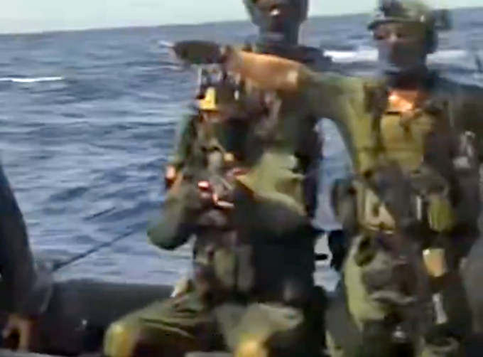 Israeli National Security Minister Itamar Ben-Gvir gloating in the Gaza flotilla detainees video