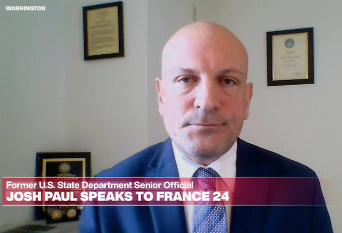 Former US State Department official Josh Paul 