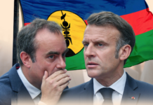 French Prime Minister Sébastien Lecornu (left) and President Emmanuel Macron