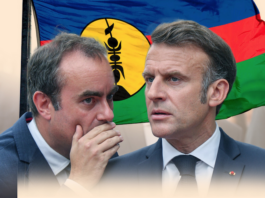 French Prime Minister Sébastien Lecornu (left) and President Emmanuel Macron