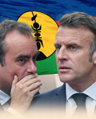 French Prime Minister Sébastien Lecornu (left) and President Emmanuel Macron