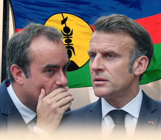 French Prime Minister Sébastien Lecornu (left) and President Emmanuel Macron