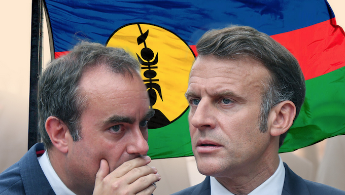 French Prime Minister Sébastien Lecornu (left) and President Emmanuel Macron