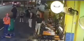 The moment "Coconut Cartel" ringleader Lorenzo Lemalu Tovia was gunned down