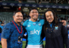 Moana Pasifika captain hopeful their final whistle hasn’t blown yet Moana Pasifika captain Miracle Fai'ilagi (centre) with head coach Tana Umaga (right) and talent manager Kevin Senio