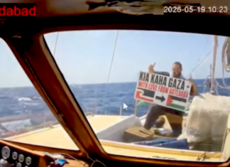 Mousa Taher on board Ksar Sabadad