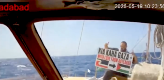 Mousa Taher on board Ksar Sabadad
