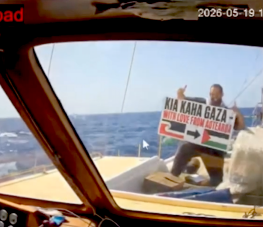 Mousa Taher on board Ksar Sabadad