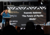 PINA president Kalafi Moala addresses the Media Council of Papua New Guinea