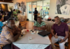 Solomon Islands journalists Eddie Osifelo (from left), Jenny Kay and Robert Iroga at the 2026 World Press Freedom Day celebration in Honiara