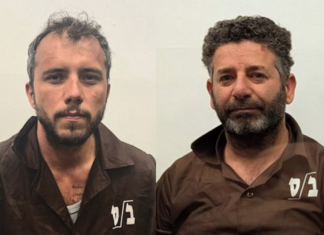 Kidnapped protesters Saif Abu Keshek and Thiago Ávila