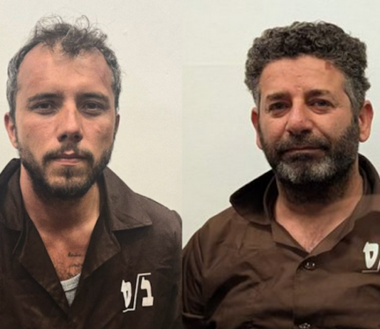 Kidnapped protesters Saif Abu Keshek and Thiago Ávila