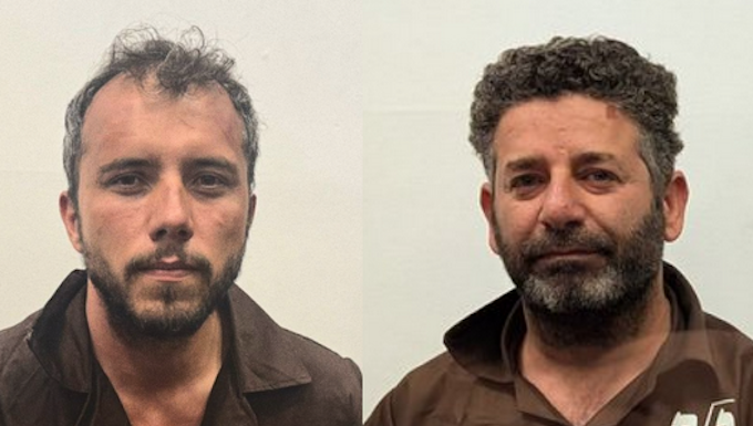Kidnapped protesters Saif Abu Keshek and Thiago Ávila