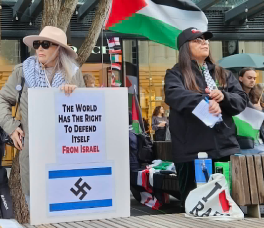 "The world has the right to defend itself from Israel"