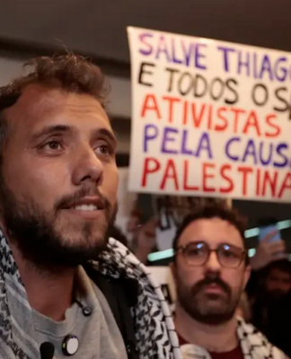 Brazilian humanitarian aid activist Thiago Ávila