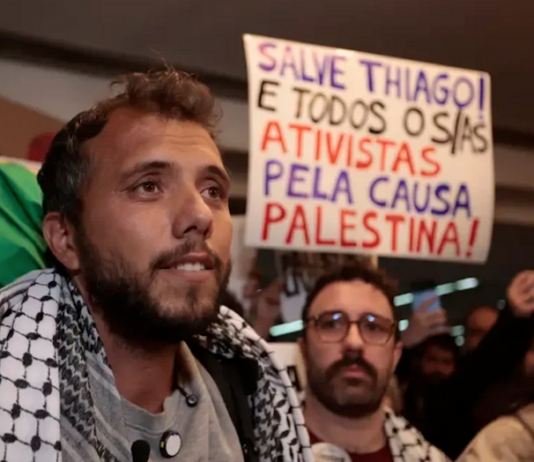 Brazilian humanitarian aid activist Thiago Ávila