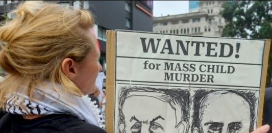 A recent New Zealand pro-Palestinian and pro-Iranian rally which condemned the double standards over Israel's nuclear weapons