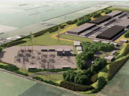 An artists' impression of the controversial Southland AI "data factory"